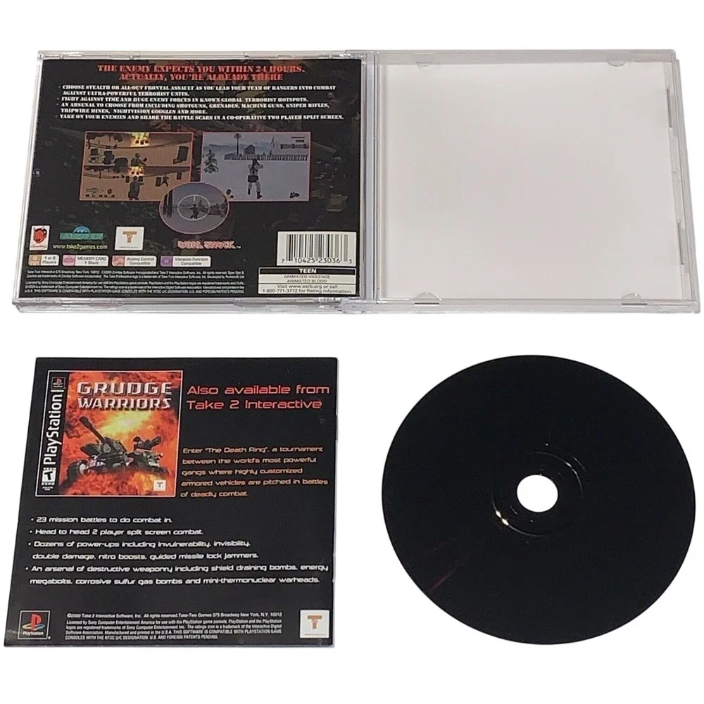 Spec Ops: Stealth Patrol (PS1, 2000) PlayStation 1 CIB Manual w/ Gameplay Photos